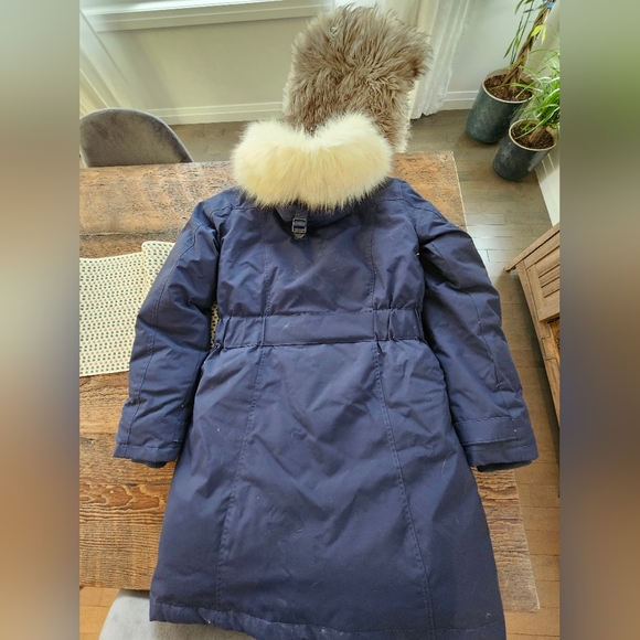 Beaver Canoe Roots Winter Jacket Navy Blue Size Small - Picture 3 of 7